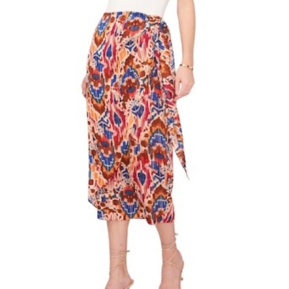 Vince Camuto Tie-Waist Midi Skirt Size 3X NWT